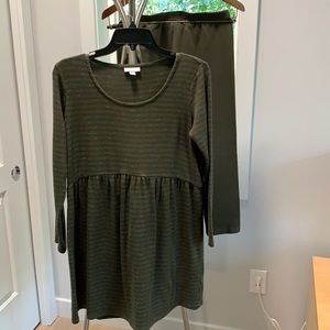 J Jill dress and matching capris- set